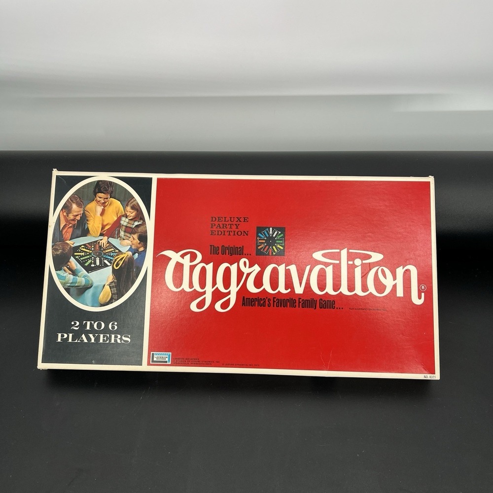 1972 Aggravation Game‎ Deluxe Party Edition by Lakeside #8321